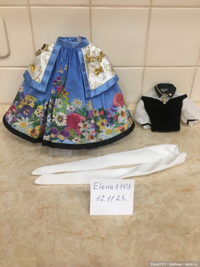 Платье на Куклу Алиса Дисней оригинал 40 см (фото 3)