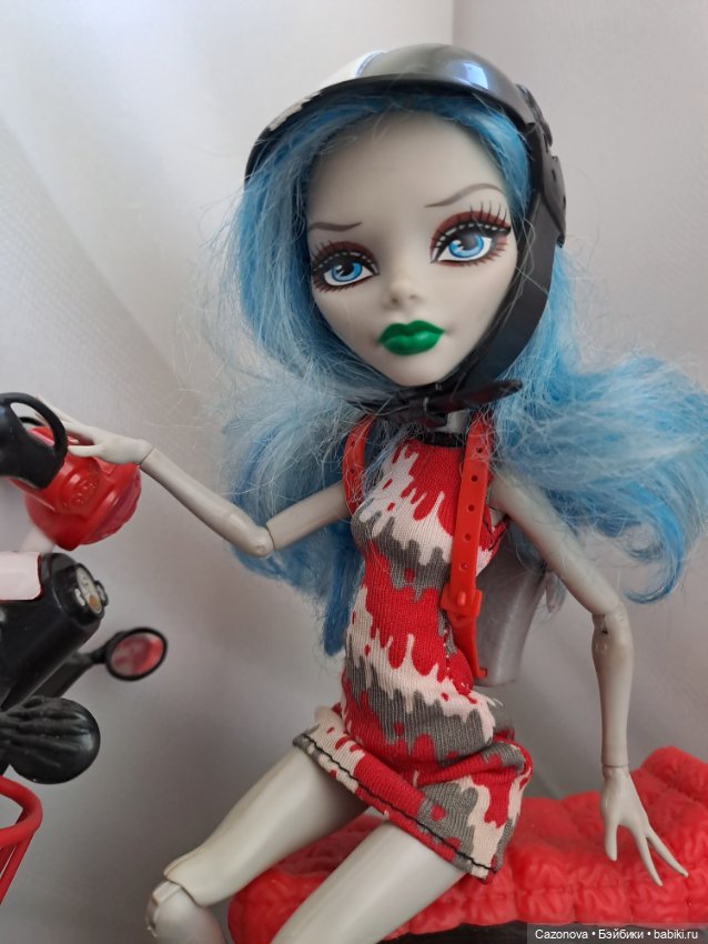 Гулия на скутере — Шарнирные куклы (не BJD) (фото 3)