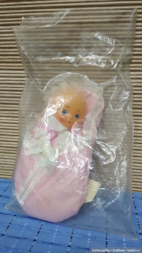 Новый пупсик времён СССР Андрюша в конверте с этикеткой