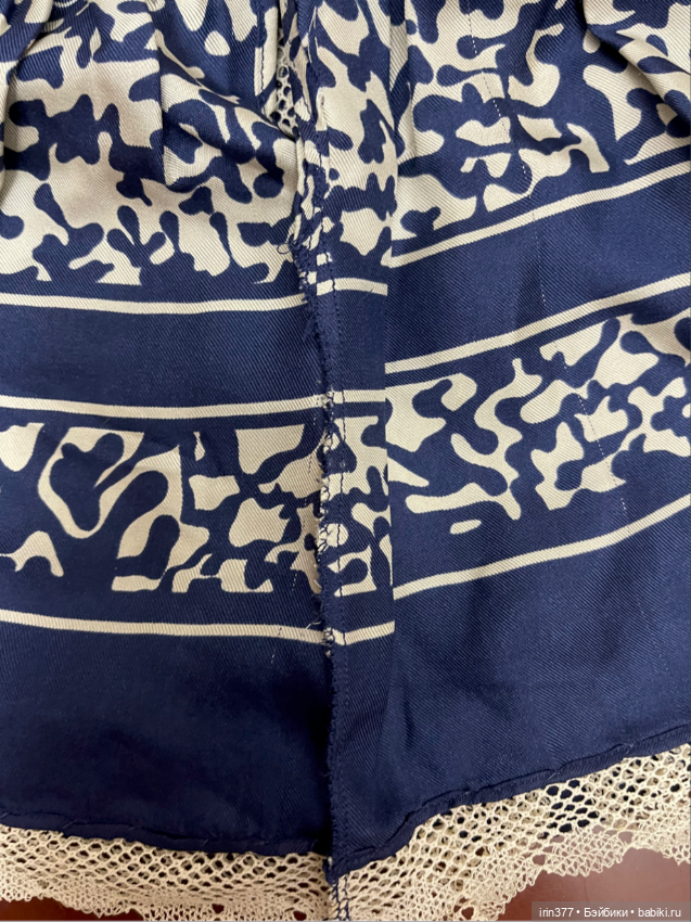 Шелковое платье для антикварной куклы (фото 9)