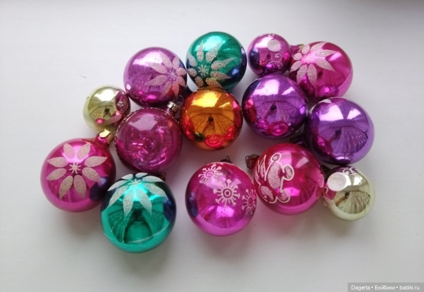 Елочные игрушки СССР одним лотом, 47 шт (фото 3)