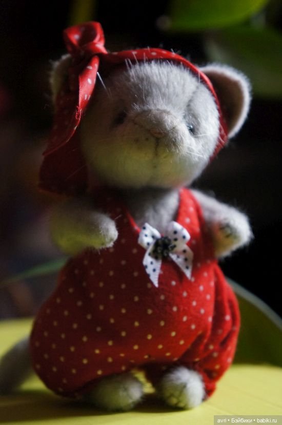 Кошечка тедди Нежа — Авторские игрушки (фото 4)