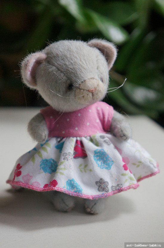 Кошечка тедди Нежа — Авторские игрушки (фото 5)