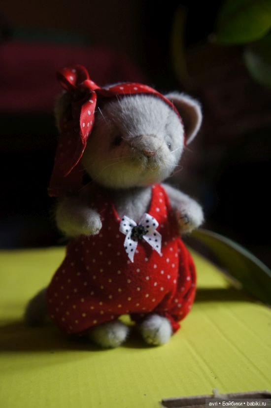 Кошечка тедди Нежа — Авторские игрушки