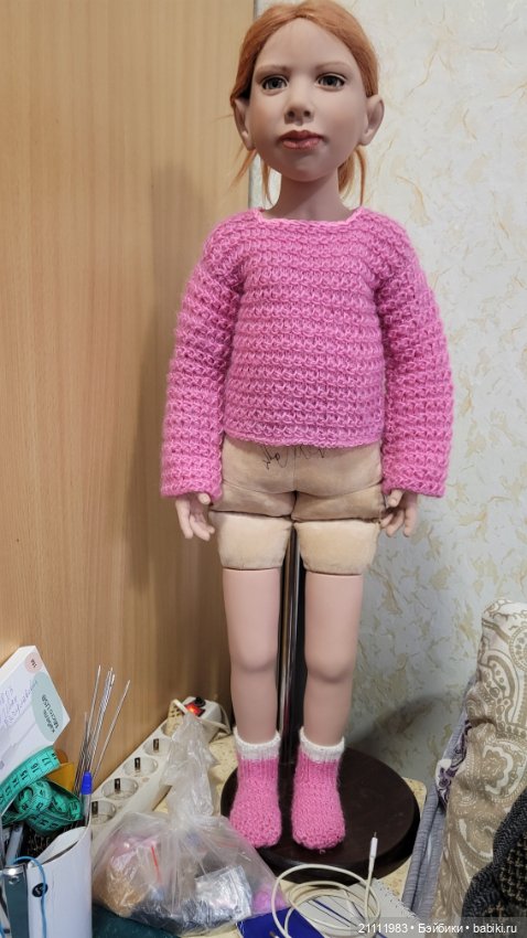Кофточка, носочки и джинсы для Zwergnase (фото 3)