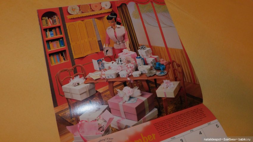 Винтажные календари Barbie