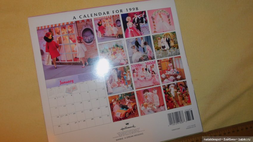 Винтажные календари Barbie