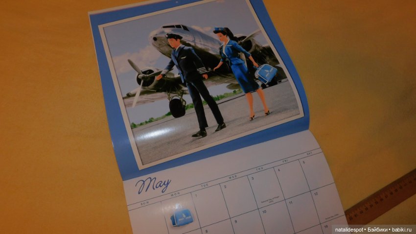 Винтажные календари Barbie (фото 9)