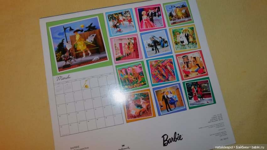 Винтажные календари Barbie (фото 8)