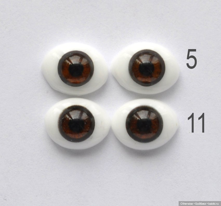 Глаза стеклянные 12мм для Паола Рейна Paola Reina (фото 5)