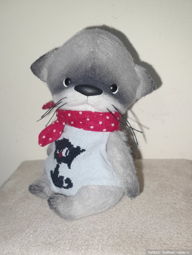 Котик тедди — Авторские игрушки (фото 4)