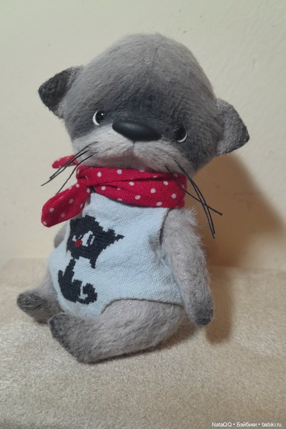 Котик тедди — Авторские игрушки (фото 3)