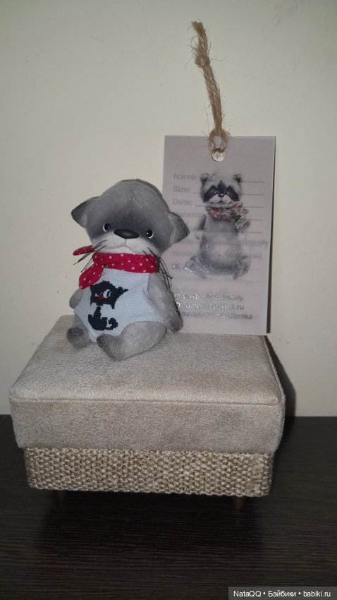 Котик тедди — Авторские игрушки (фото 6)