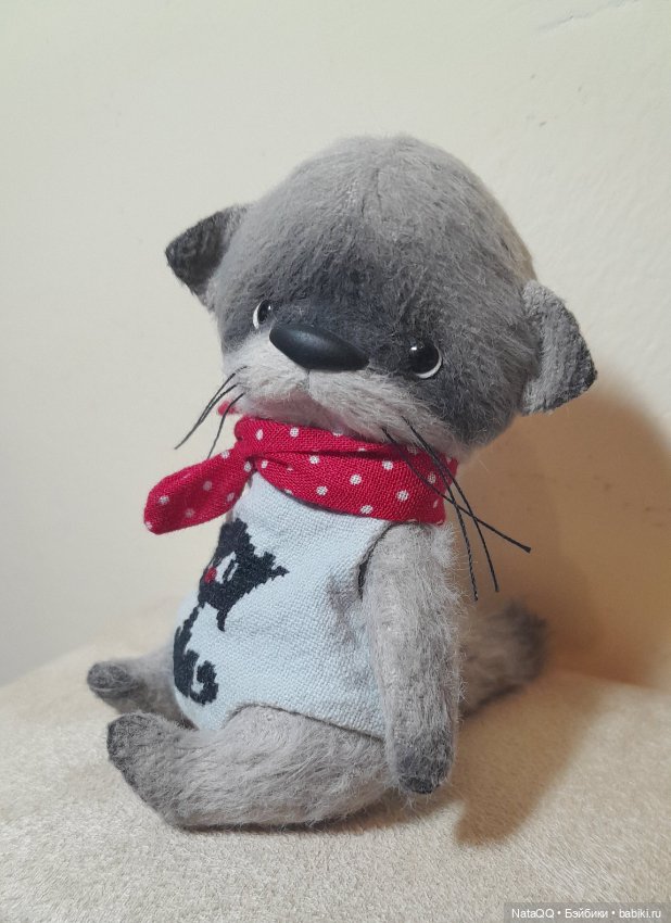 Котик тедди — Авторские игрушки (фото 2)