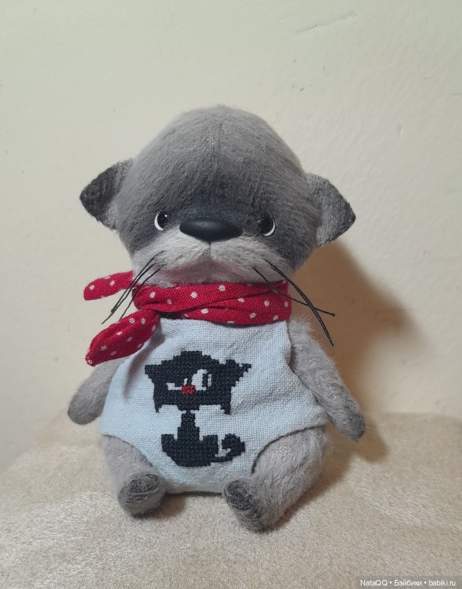 Котик тедди — Авторские игрушки