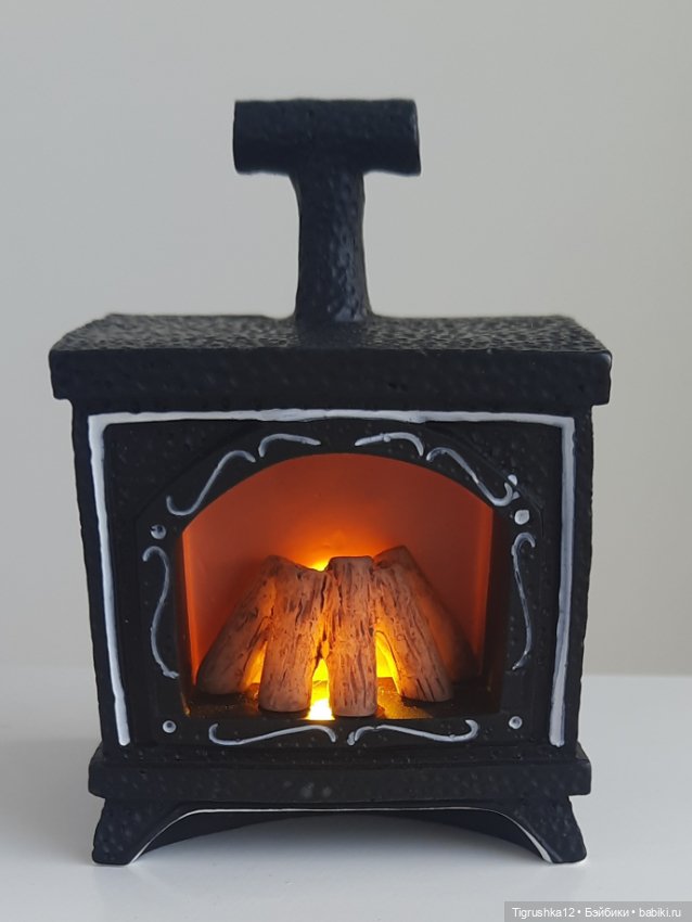 Камин — Миниатюра для кукол (фото 3)