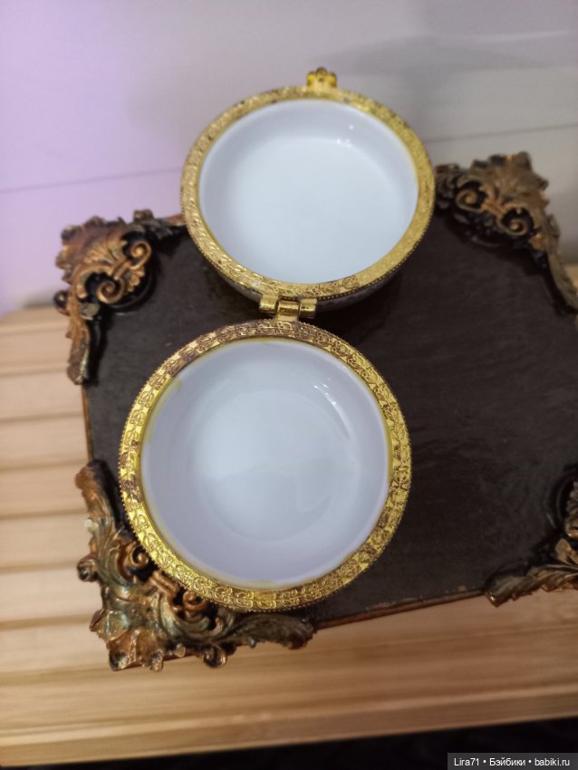 Шкатулочка фарфоровая 6 см (фото 4)