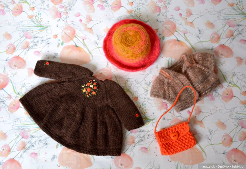 Комплект «Шоколад с апельсиновой долькой» на кукол Paola Reina, Minouche (фото 7)