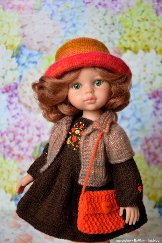 Комплект «Шоколад с апельсиновой долькой» на кукол Paola Reina, Minouche