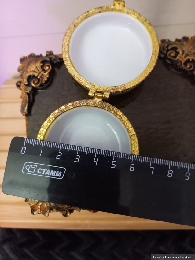 Шкатулочка фарфоровая 6 см (фото 6)