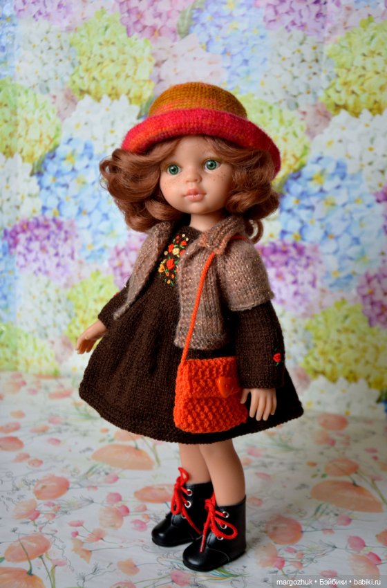 Комплект «Шоколад с апельсиновой долькой» на кукол Paola Reina, Minouche (фото 5)