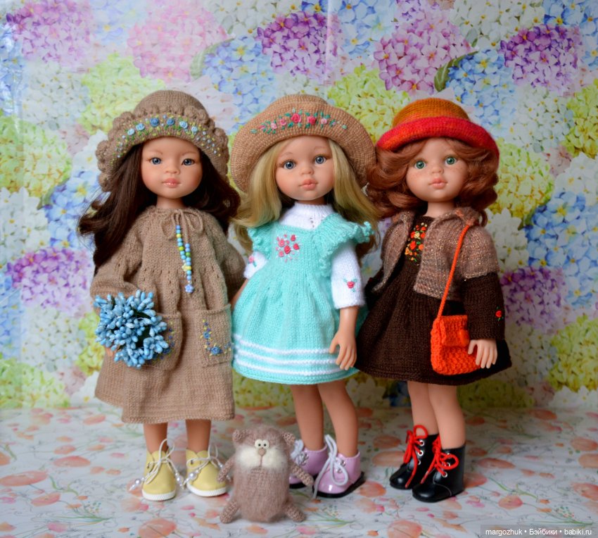 Комплект «Шоколад с апельсиновой долькой» на кукол Paola Reina, Minouche (фото 8)