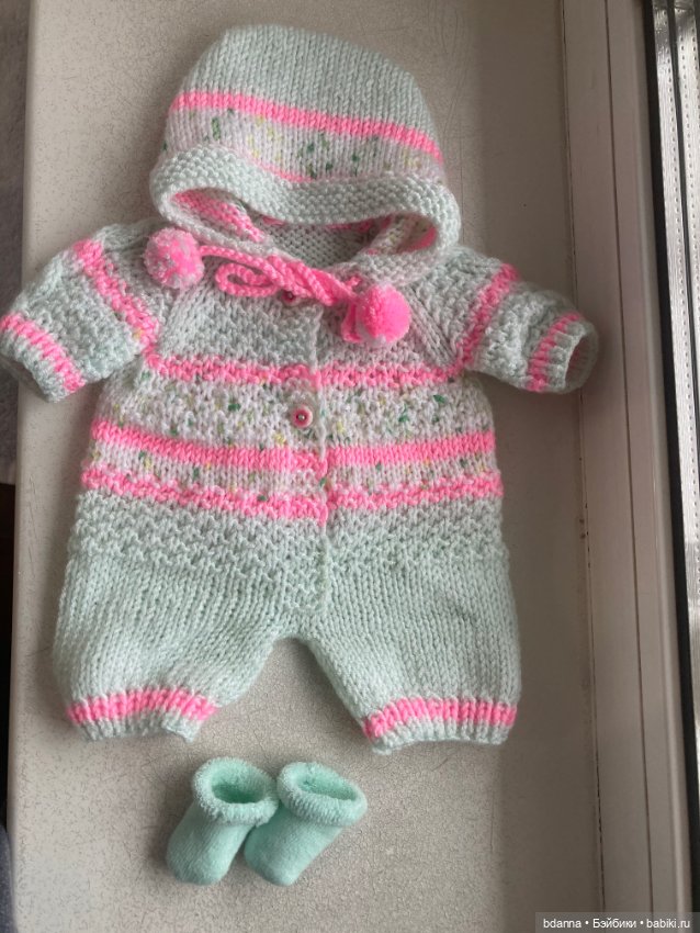 Одежда для кукол - Вязанные комбинезоны для кукол 34-36 купить в Шопике ...