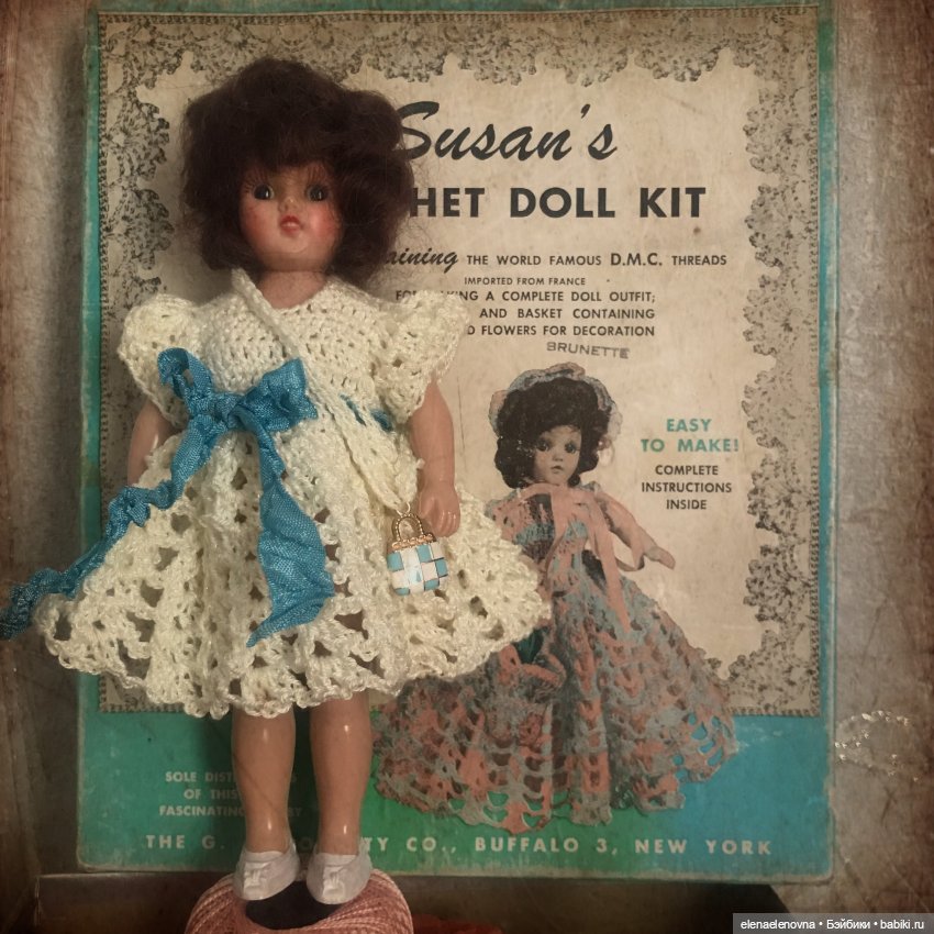 Набор для творчества с куклой, G.A.Doherty Co, Susan’s Crochet Doll Kit
