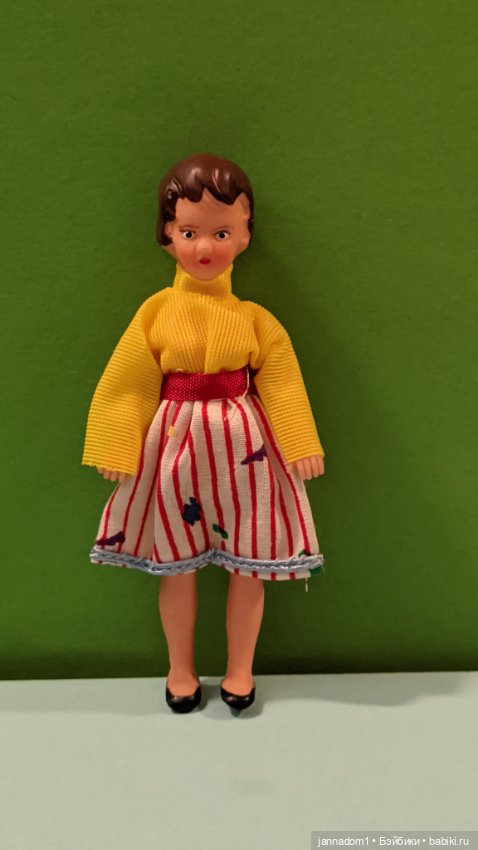 Куколка резиновая Ари Ari August Riedeler GmbH &Co KG, ГДР, высота 11 см (фото 3)