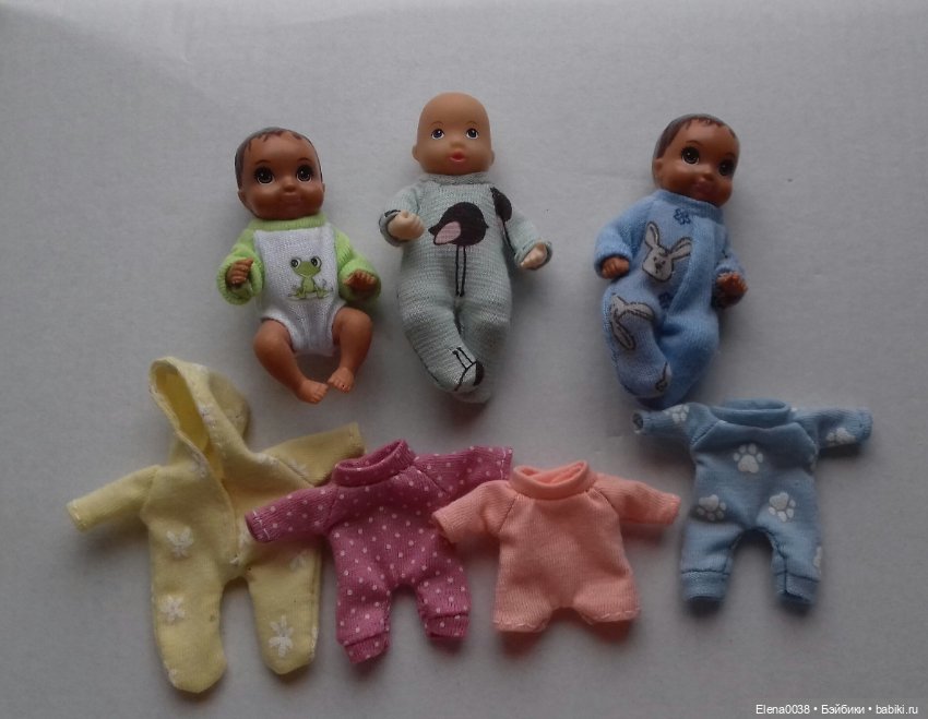 Одежда для малышей мини YmY, Барби , Симба ростом 7см (фото 2)