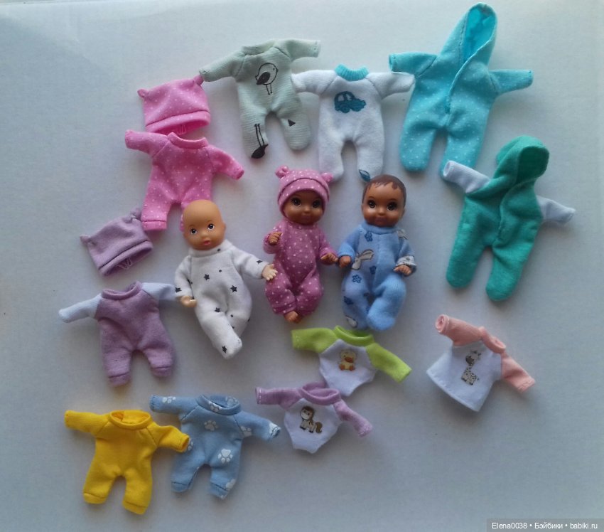 Одежда для малышей мини YmY, Барби , Симба ростом 7см