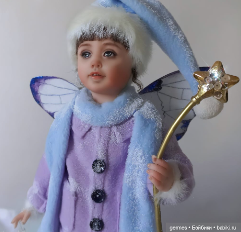 Привет, рождество - авторская кукла (фото 6)