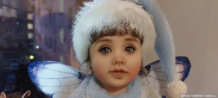 Привет, рождество - авторская кукла (фото 2)