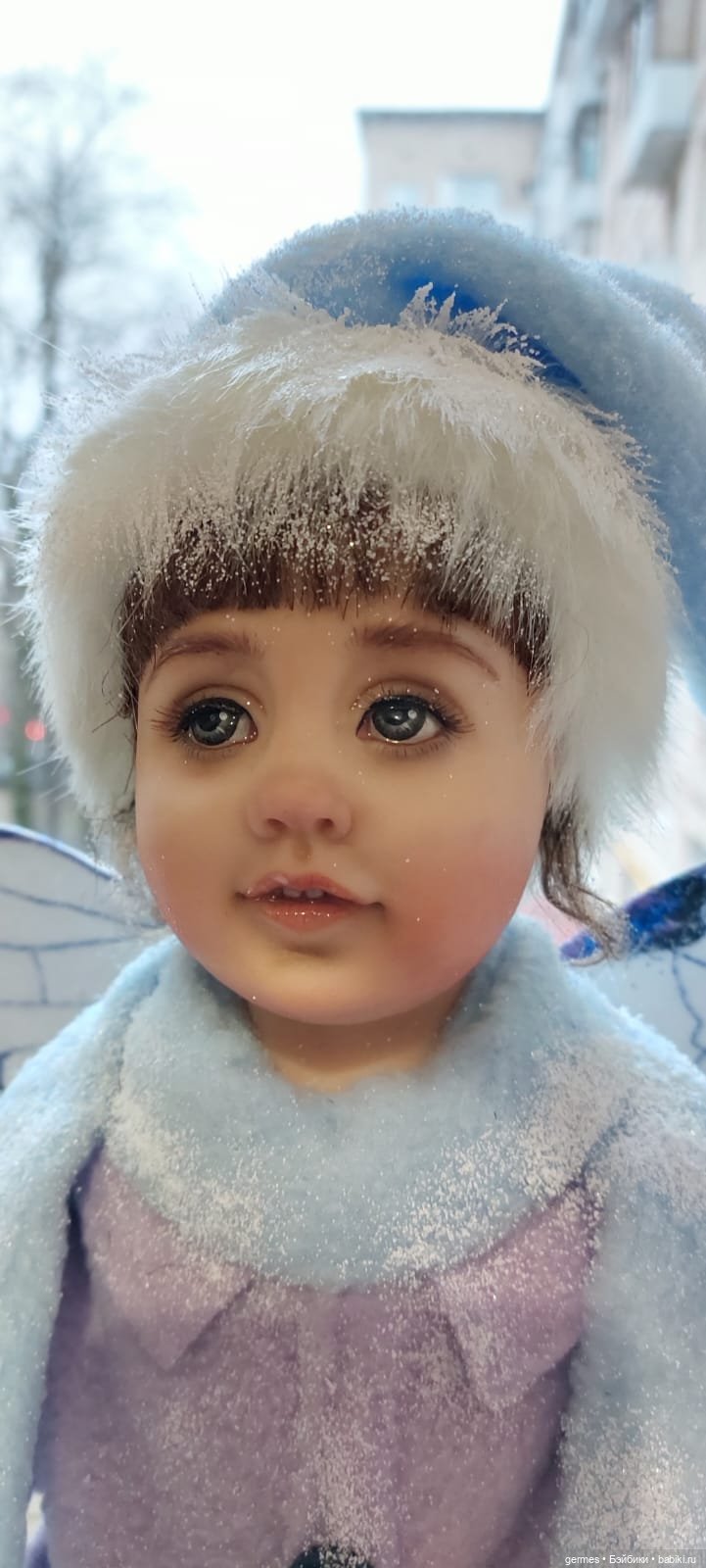 Привет, рождество - авторская кукла (фото 7)