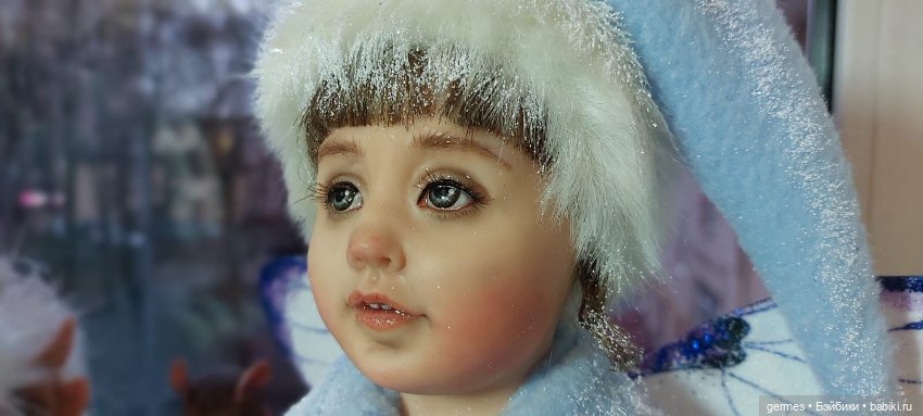 Привет, рождество - авторская кукла (фото 3)