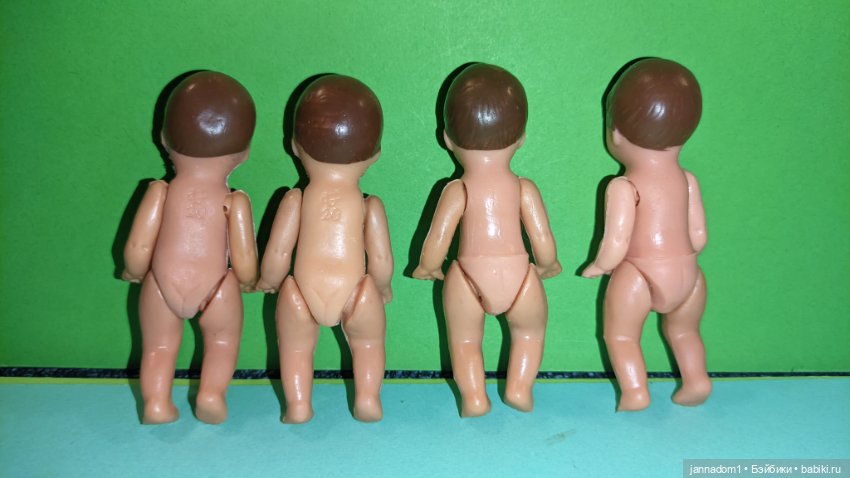 Резиновые пупсики Тебу, Tebu, ранний выпуск, высота 9 см (фото 5)