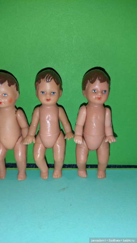 Резиновые пупсики Тебу, Tebu, ранний выпуск, высота 9 см (фото 4)