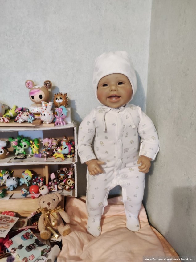 Gluckskind Brigitte Leman, Zapf, Выпуск 1991 г, 65 см (фото 3)