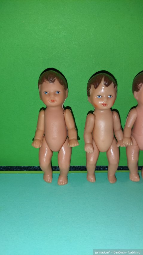 Резиновые пупсики Тебу, Tebu, ранний выпуск, высота 9 см (фото 3)