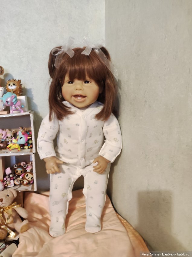Gluckskind Brigitte Leman, Zapf, Выпуск 1991 г, 65 см (фото 2)