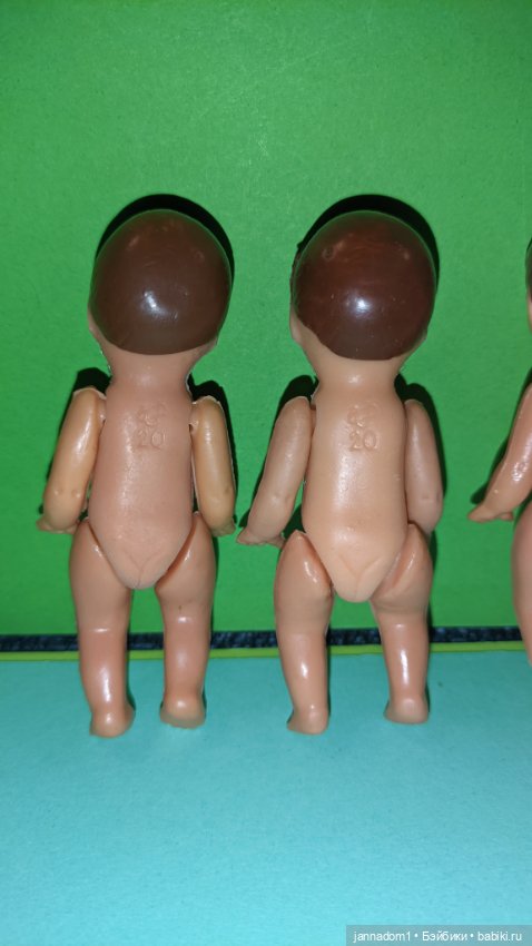 Резиновые пупсики Тебу, Tebu, ранний выпуск, высота 9 см (фото 6)