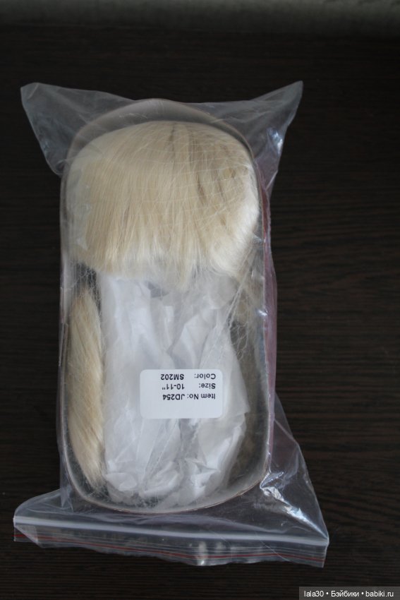 Парик размер 10-11 — Парики и волосы (мохер) для кукол (фото 4)