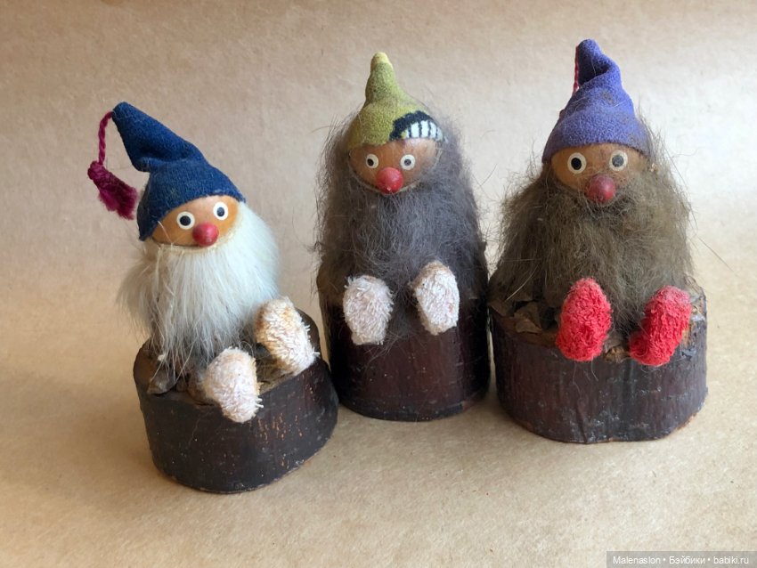Гномики на пеньке — Винтажные куклы и игрушки детства (фото 9)