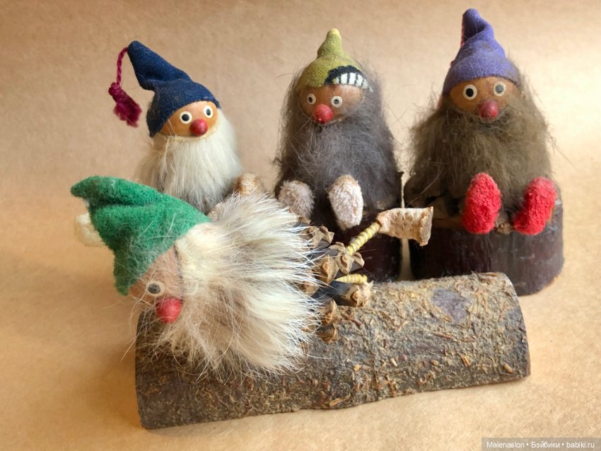 Гномики на пеньке — Винтажные куклы и игрушки детства (фото 7)