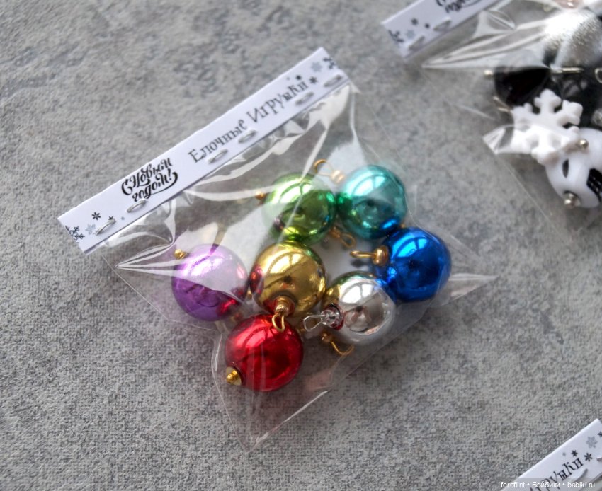 Наборы ёлочных игрушек №4 в масштабе 1:6 (фото 3)