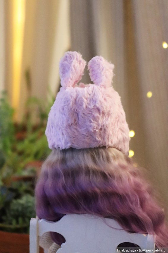 Шапочка зайка — Одежда для BJD (фото 3)
