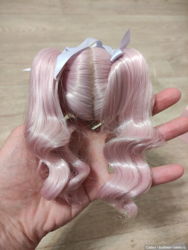 Парик на голову 18-19см — Парики и волосы (мохер) для кукол (фото 3)