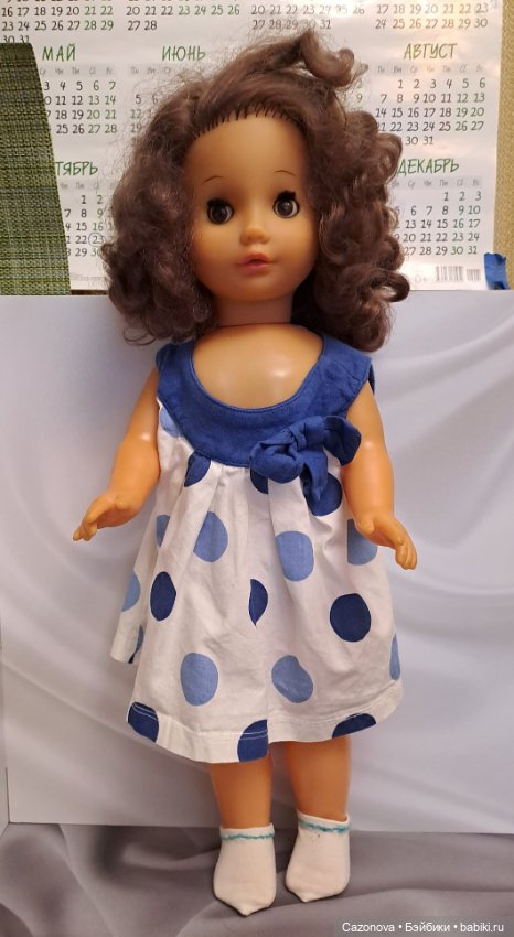 Редкая куколка 55 см Бигги, ГДР (фото 3)