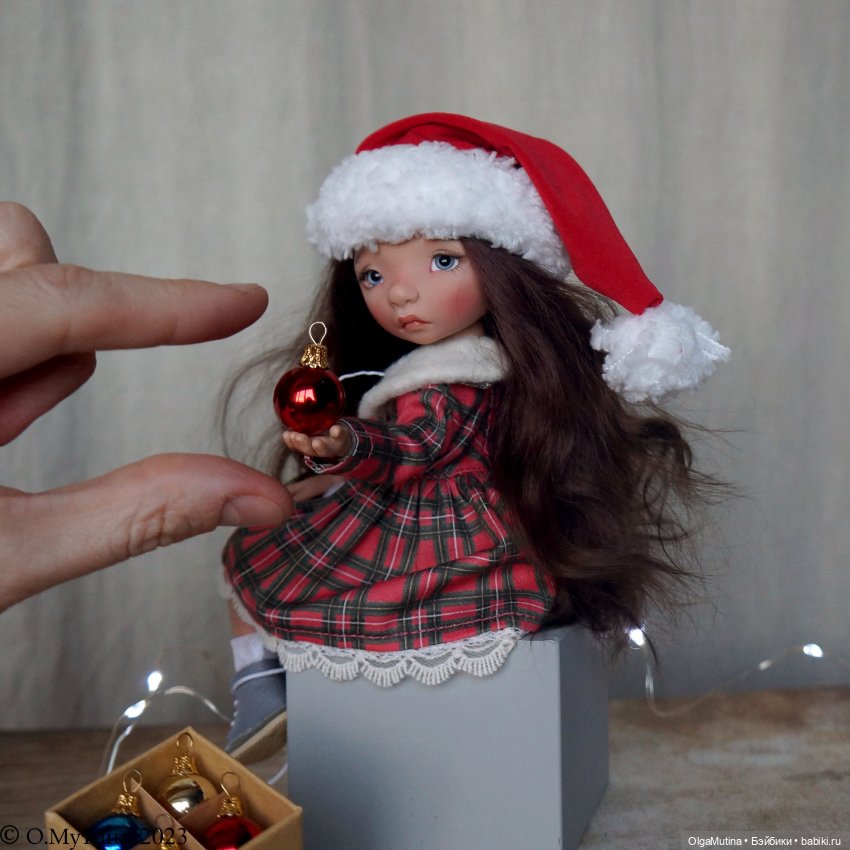 Ёлочные игрушки - шары 1:6 (4 шт) (фото 2)