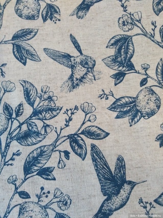 Отрез тонкого льна для кукольного рукоделия (фото 2)